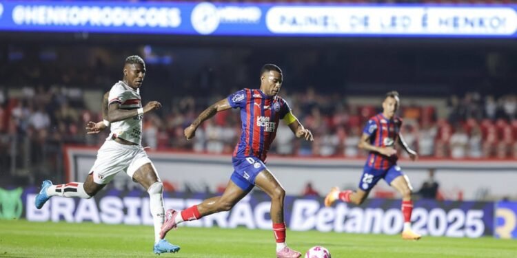 Bahia perde para o São Paulo e pode cair para sexto no Brasileiro Bahia perde para o São Paulo e pode cair para sexto no Brasileiro