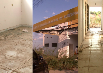 Clínica Veterinária Municipal de Teresina abandonada