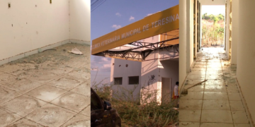 Clínica Veterinária Municipal de Teresina abandonada