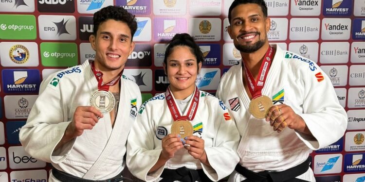 Brasil Brilha no Grand Slam de Astana com Sete Medalhas no Judô