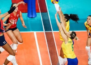 Vôlei Feminino: Brasil é Superado pelos EUA na Liga das Nações e sofre com lesão de atleta