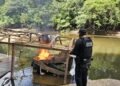 Operação contra crimes ambientais no AP desarticula garimpo ilegal e prende dois por porte de arma