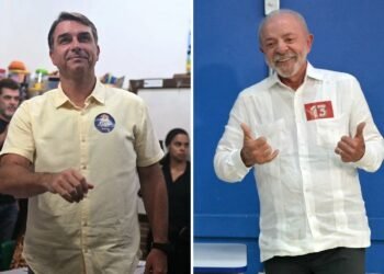 Flávio fala em ‘mudança de verdade’ e Lula agradece ‘carinho’ dos eleitores