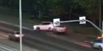Morte de secretário no Av. Brasil: vídeo mostra perseguição, batida em carro da PM e tentativa de fuga