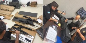 Empresários são presos por desviar armas de lojas para abastecer organizações criminosas no ES e RJ